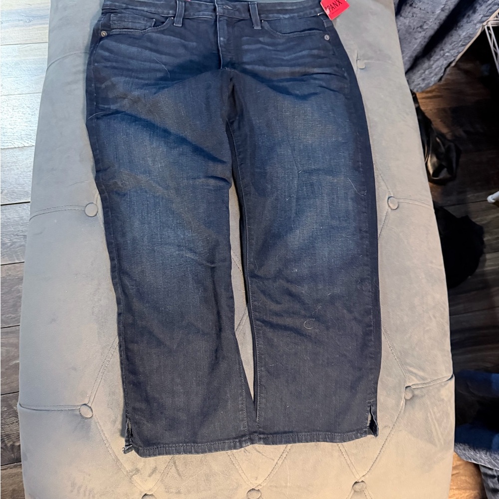 SPANX Midnight Indigo Cropped Jeans
